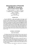 Biotransformation of Finasteride (MK-0906) by Selenastrum Capricornutum (Green Algae)