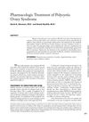 Pharmacologic Treatment of Polycystic Ovary Syndrome