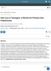 Hair Loss in Teenagers: A Review for Primary Care Pediatricians