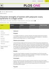 Character Strengths of Women with Polycystic Ovary Syndrome in a Single Center