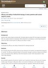 Efficacy and Safety of Tofacitinib Therapy in Asian Patients with Severe Alopecia Areata