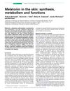 Melatonin in the Skin: Synthesis, Metabolism, and Functions