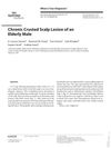 Chronic Crusted Scalp Lesion of an Elderly Male