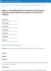 Efficacy of Oral Minoxidil in the Treatment of Androgenic Alopecia in Male Patients at a Tertiary Care Hospital