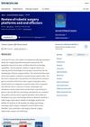 Review of Robotic Surgery Platforms and End Effectors