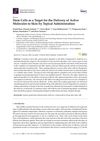 Stem Cells as a Target for the Delivery of Active Molecules to Skin by Topical Administration