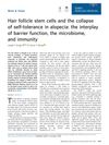 Hair Follicle Stem Cells and the Collapse of Self-Tolerance in Alopecia: The Interplay of Barrier Function, the Microbiome, and Immunity