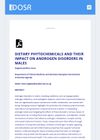 Dietary Phytochemicals and Their Impact on Androgen Disorders in Males