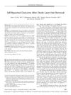 Self-Reported Outcome After Diode Laser Hair Removal
