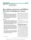 Prescribing Testosterone And DHEA: The Role Of Androgens In Women