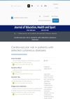 Cardiovascular Risk in Patients with Selected Cutaneous Diseases