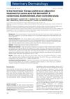 Is Low-Level Laser Therapy Useful as an Adjunctive Treatment for Canine Acral Lick Dermatitis? A Randomized, Double-Blinded, Sham-Controlled Study