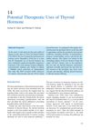 Potential Therapeutic Uses of Thyroid Hormone