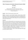 Effect of Temperature and Humidity on Mechanical Properties of Rabbit Hair Fibers