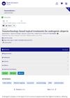 Nanotechnology-Based Topical Treatments For Androgenic Alopecia