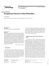 Exogenous Factors in Hair Disorders