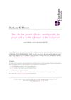 Does the Law Provide Effective Equality Rights for People with a Visible Difference in the Workplace?