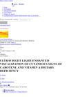 Ultraviolet Light-Enhanced Visualization of Cutaneous Signs of Carotene and Vitamin A Dietary Deficiency