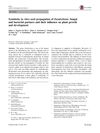 Symbiotic In Vitro Seed Propagation of Dendrobium: Fungal and Bacterial Partners and Their Influence on Plant Growth and Development