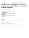 An Unusual Case of Trichotillomania and Trichophagia in a Young African American Female Adult