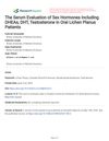The Serum Evaluation of Sex Hormones Including DHEAs, DHT, Testosterone in Oral Lichen Planus Patients