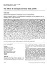 The Effects of Estrogens on Linear Bone Growth