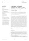 Case Report: Successful Treatment of a Thallium Sulfate Intoxication in a Dog with Use of Prussian Blue
