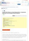 Platelet-Rich Plasma in Facial Rejuvenation: A Systematic Appraisal of the Available Clinical Evidence