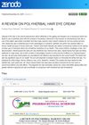 A Review on Polyherbal Hair Dye Cream