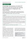 Knowledge and Practice of Vitamin D Deficiency and Risk of Hair Loss Among Adult Population in Majmaah City, Saudi Arabia