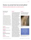 Doctor, My Armpit Hair Has Turned Yellow! Malodorous Yellowish Axillary Hair in an Adolescent Patient
