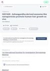 Ashwagandha-Derived Exosome-Like Nanoparticles Promote Human Hair Growth Ex Vivo