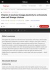 Vitamin A Resolves Lineage Plasticity to Orchestrate Stem Cell Lineage Choices