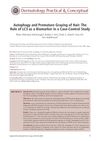 Autophagy And Premature Graying Of Hair: The Role Of LC3 As A Biomarker In A Case-Control Study