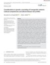 Considerations in Genetic Counseling of Transgender Patients: Cultural Competencies and Altered Disease Risk Profiles