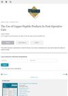 The Use of Copper Peptide Products in Post-Operative Care