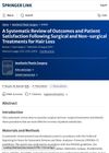 A Systematic Review of Outcomes and Patient Satisfaction Following Surgical and Non-Surgical Treatments for Hair Loss