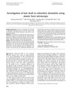 Investigation of Hair Shaft in Seborrheic Dermatitis Using Atomic Force Microscopy