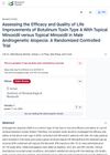 Assessing the Efficacy and Quality of Life Improvements of Botulinum Toxin Type A With Topical Minoxidil Versus Topical Minoxidil in Male Androgenetic Alopecia: A Randomized Controlled Trial