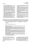 The Psychological Effects of Androgenetic Alopecia in Men