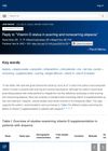 Response to 'Vitamin D Status in Scarring and Nonscarring Alopecia'