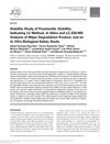 Stability Study of Finasteride: Stability-Indicating LC Method, In Silico and LC-ESI-MS Analysis of Major Degradation Product, and an In Vitro Biological Safety Study