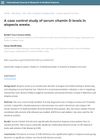 A Case Control Study of Serum Vitamin D Levels in Alopecia Areata