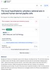 The Local Hypothalamic–Pituitary–Adrenal Axis in Cultured Human Dermal Papilla Cells