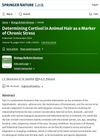 Determining Cortisol in Animal Hair as a Marker of Chronic Stress