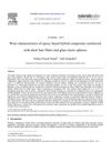 Wear Characteristics of Epoxy-Based Hybrid Composites Reinforced with Short Hair Fibers and Glass Micro Spheres
