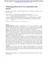 Promising Protocol for In Vivo Experiments with Betulin