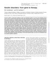 Keratin Disorders: From Gene to Therapy