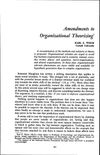 Amendments to Organizational Theorizing