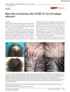 Black Dots in Trichoscopy After COVID-19: Can It Be Telogen Effluvium?